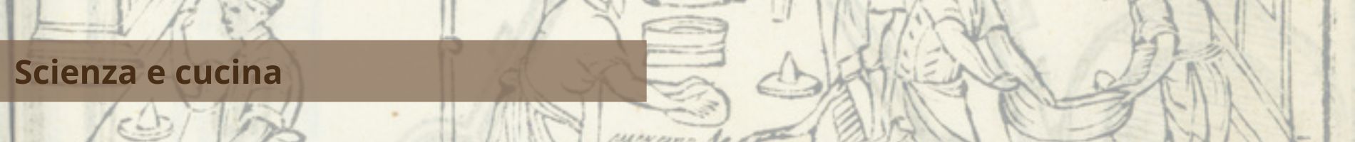 Banner Scienza e cucina